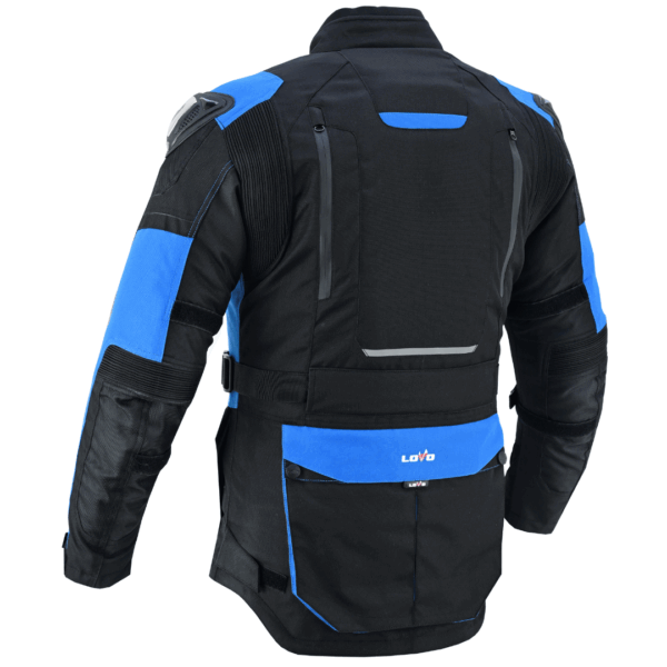 LvA45C_Afric-Pro / Chaqueta de moto 3/4 de tres capas premium para todas las estaciones (para hombre) - Imagen 2