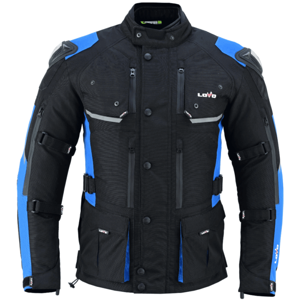 LvA45C_Afric-Pro / Chaqueta de moto 3/4 de tres capas premium para todas las estaciones (para hombre) - Imagen 5
