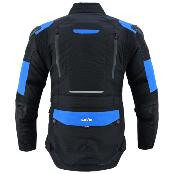 LvA45C_Afric-Pro / Chaqueta de moto 3/4 de tres capas premium para todas las estaciones (para hombre) - Imagen 4