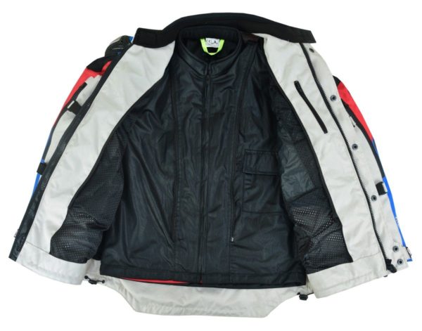 LvA42CG_Afric-Pro / Chaqueta de moto 3/4 de tres capas premium para todas las estaciones (para hombre) - Imagen 13