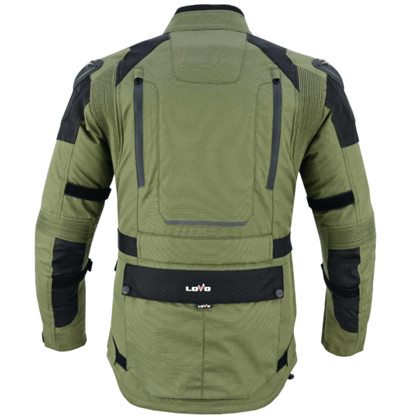 LvA42CG_Afric-Pro / Chaqueta de moto 3/4 de tres capas premium para todas las estaciones (para hombre) - Imagen 3