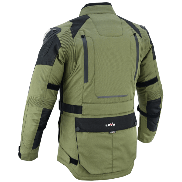 LvA42CG_Afric-Pro / Chaqueta de moto 3/4 de tres capas premium para todas las estaciones (para hombre) - Imagen 4