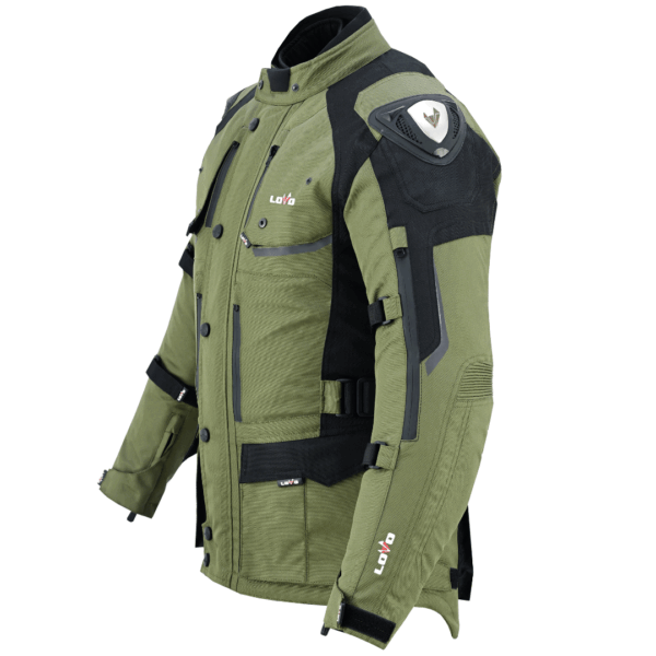 LvA42CG_Afric-Pro / Chaqueta de moto 3/4 de tres capas premium para todas las estaciones (para hombre) - Imagen 5