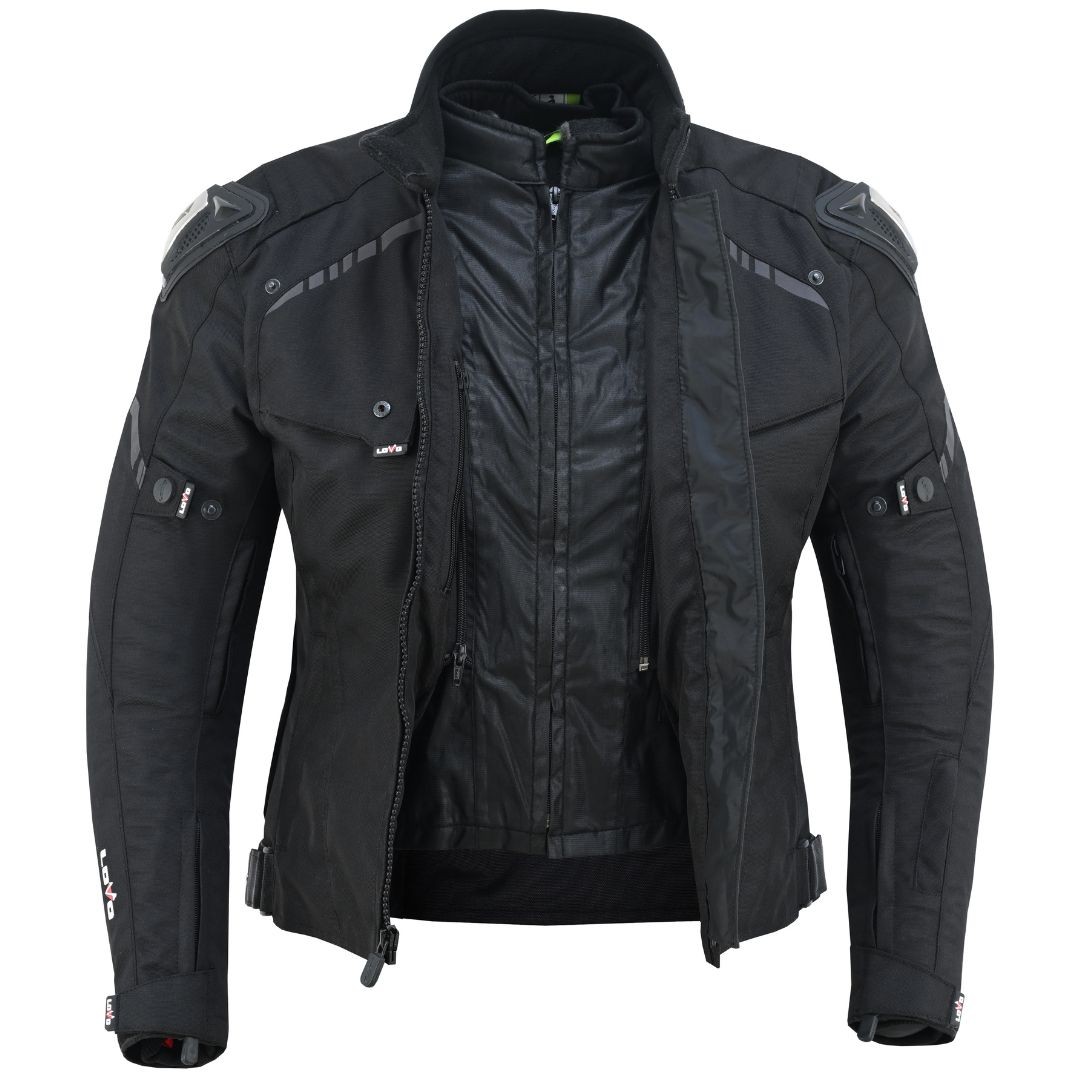 LvE36-ELITE / Chaqueta tricapa de toda estación para moto (Mujer) - Imagen 6