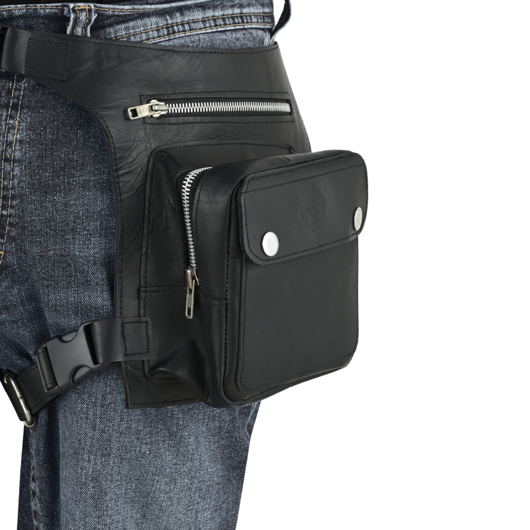LvZq67_Kit (2 Litros) / Bolsa de perna para moto
