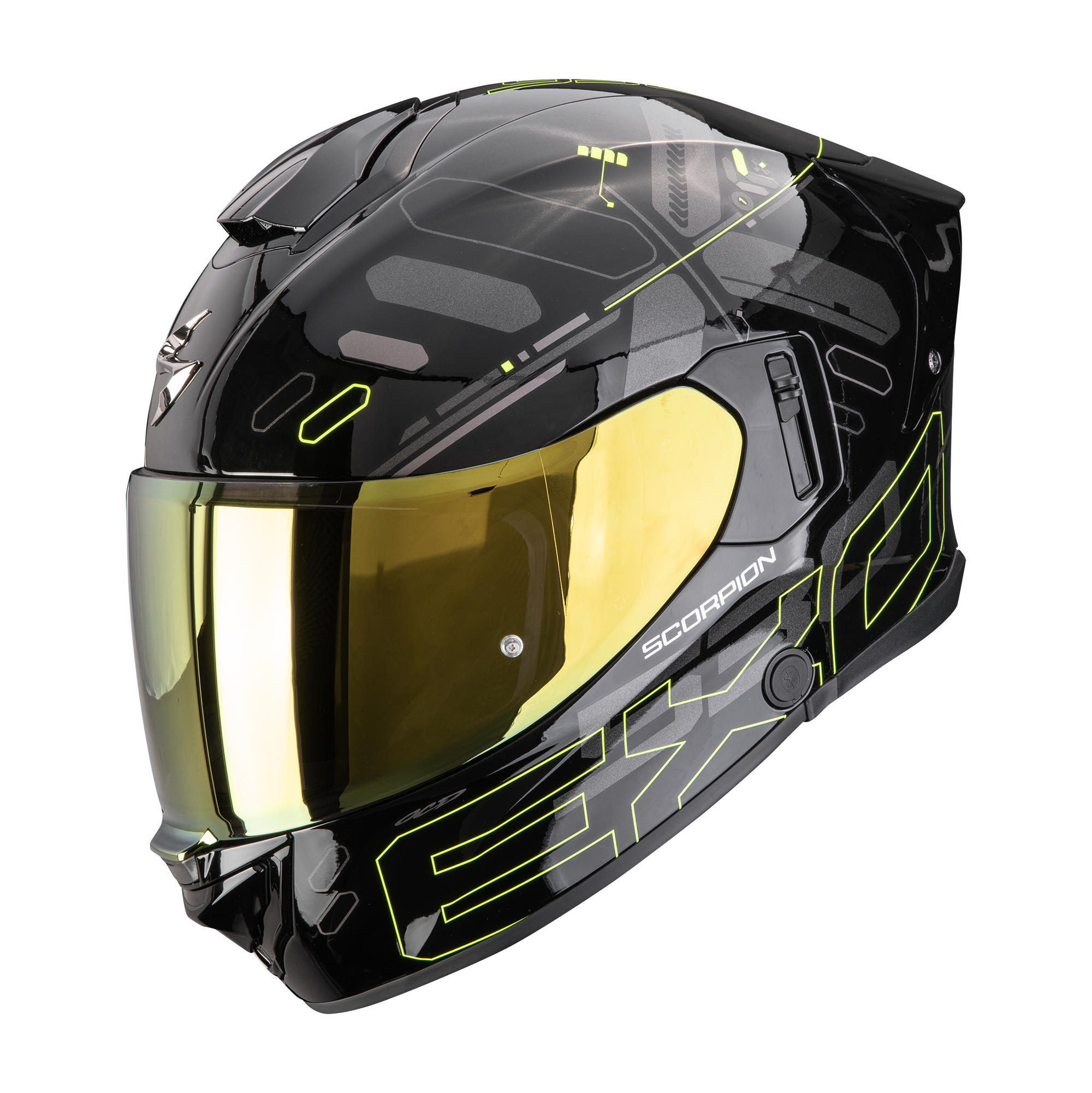 EXO-530 AIR FOND NEGRO-AMARILLO NE XS